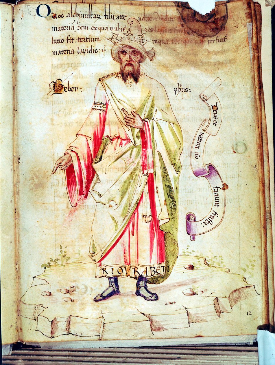 Jabir Ibn Hayyan, Abu Musa, arabski chemik i alchemik autorstwa Unbekannt