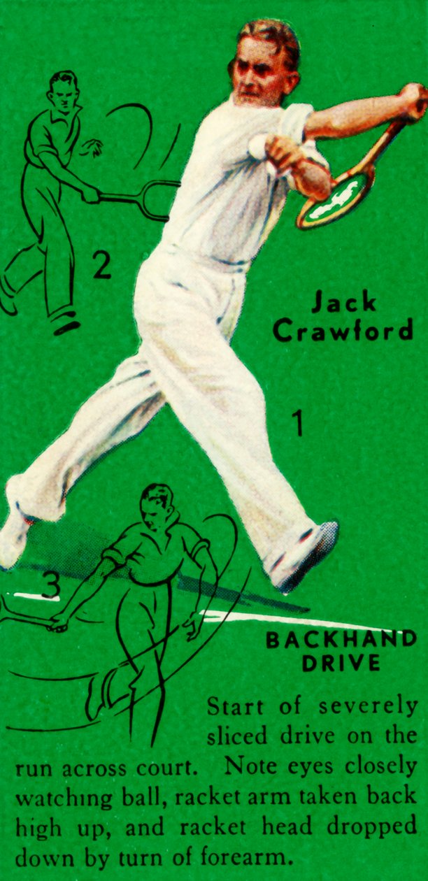 Jack Crawford - bekhendowy pęd, c1935. autorstwa Unbekannt