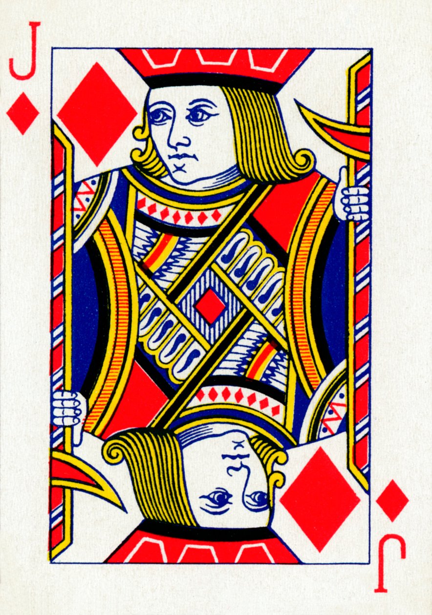 Jack of Diamonds z talii kart do gry Goodall & Son Ltd., c1940 autorstwa Unbekannt