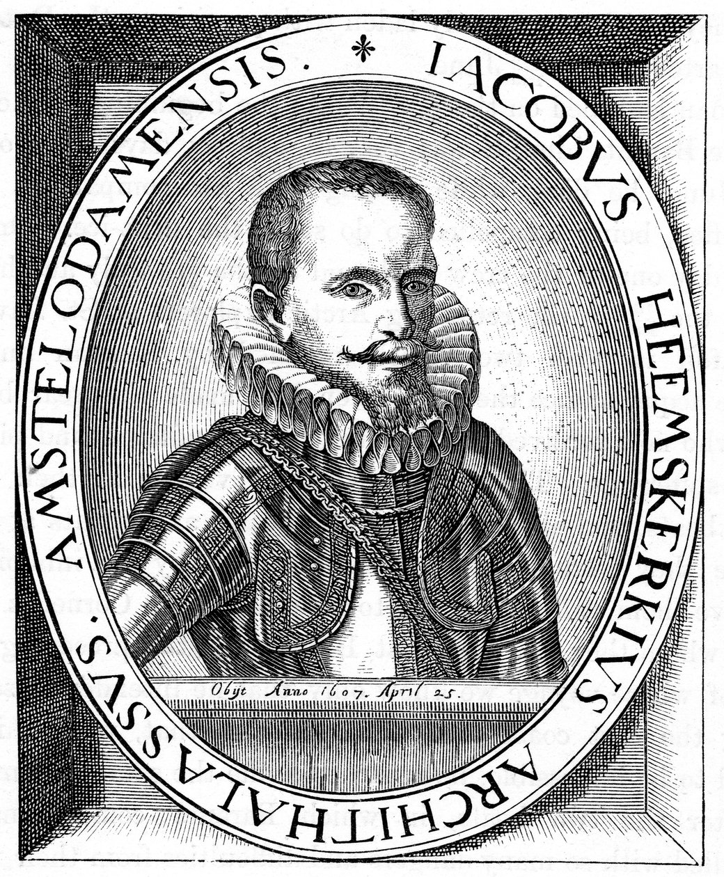Jacob van Heemskerk, holenderski oficer marynarki i badacz, c1595 autorstwa Unbekannt