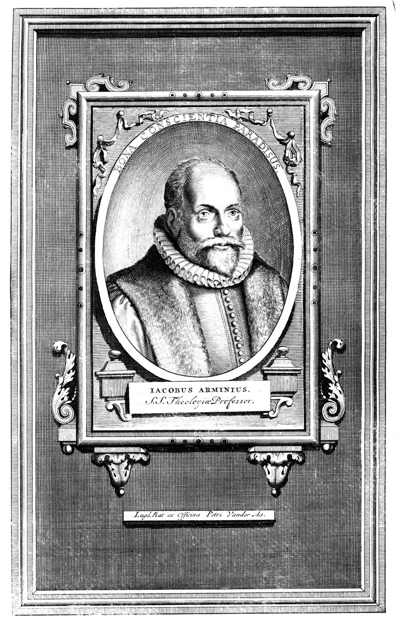Jacobus Arminius, holenderski teolog i profesor teologii na Uniwersytecie w Leiden autorstwa Unbekannt