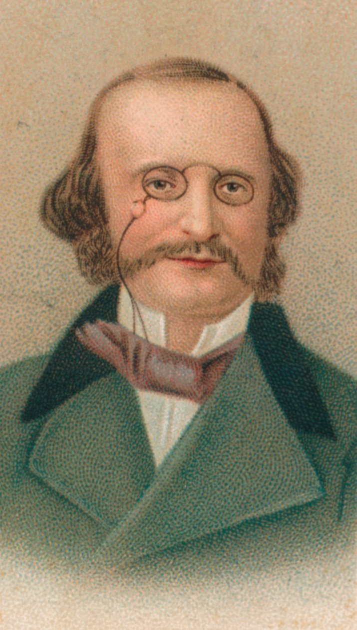 Jacques Offenbach, 1819-1880 Urodzony w Niemczech francuski kompozytor, wiolonczelista i impresario, 1911 autorstwa Unbekannt