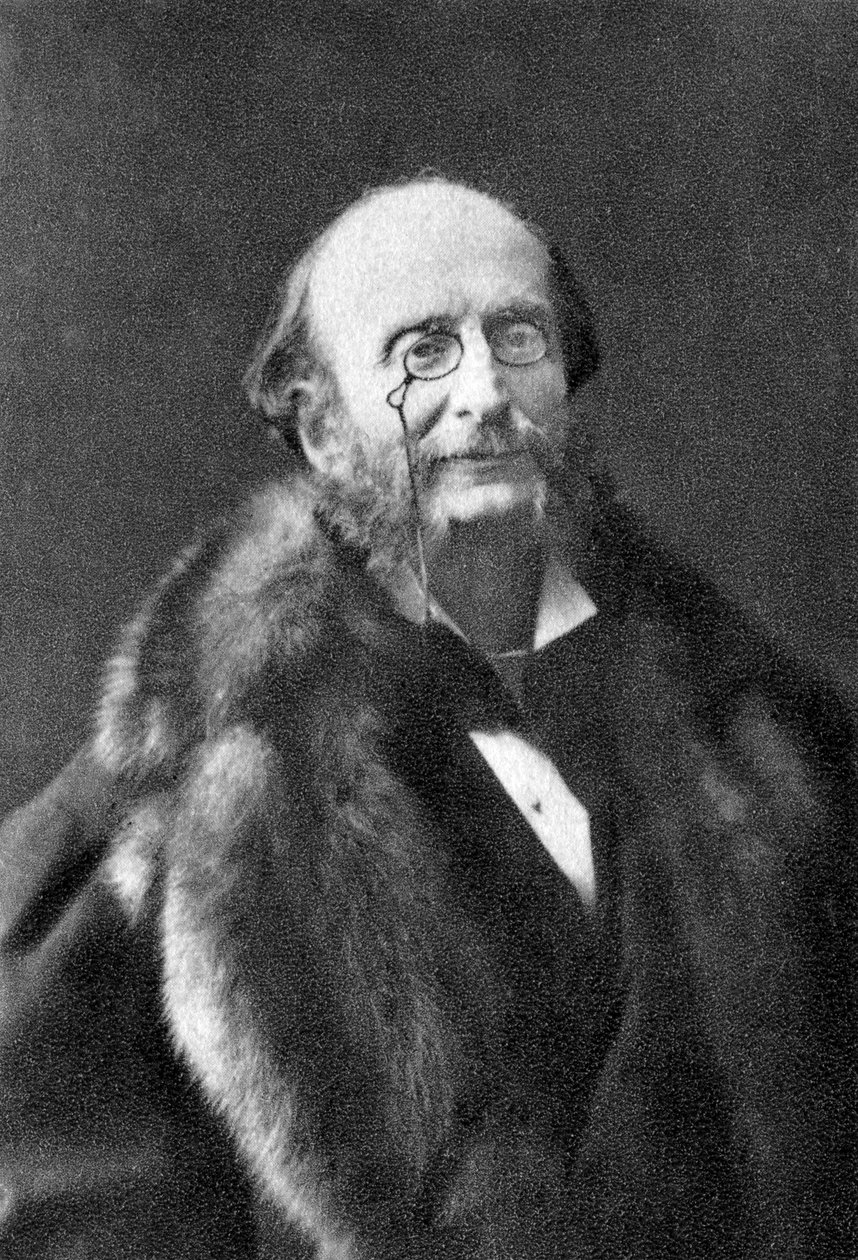 Jacques Offenbach, urodzony w Niemczech kompozytor francuski, 1878 autorstwa Unbekannt