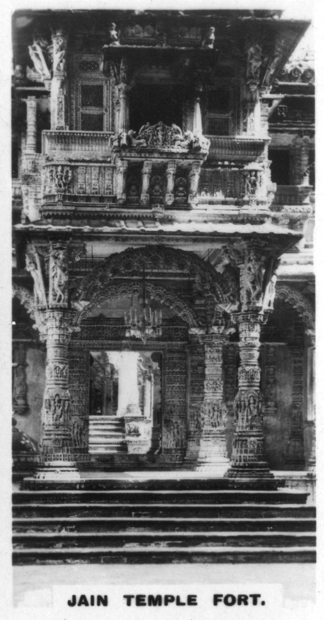 Fort świątyni Jain, Ahmedabad, Indie, ok. 1925 r. autorstwa Unbekannt