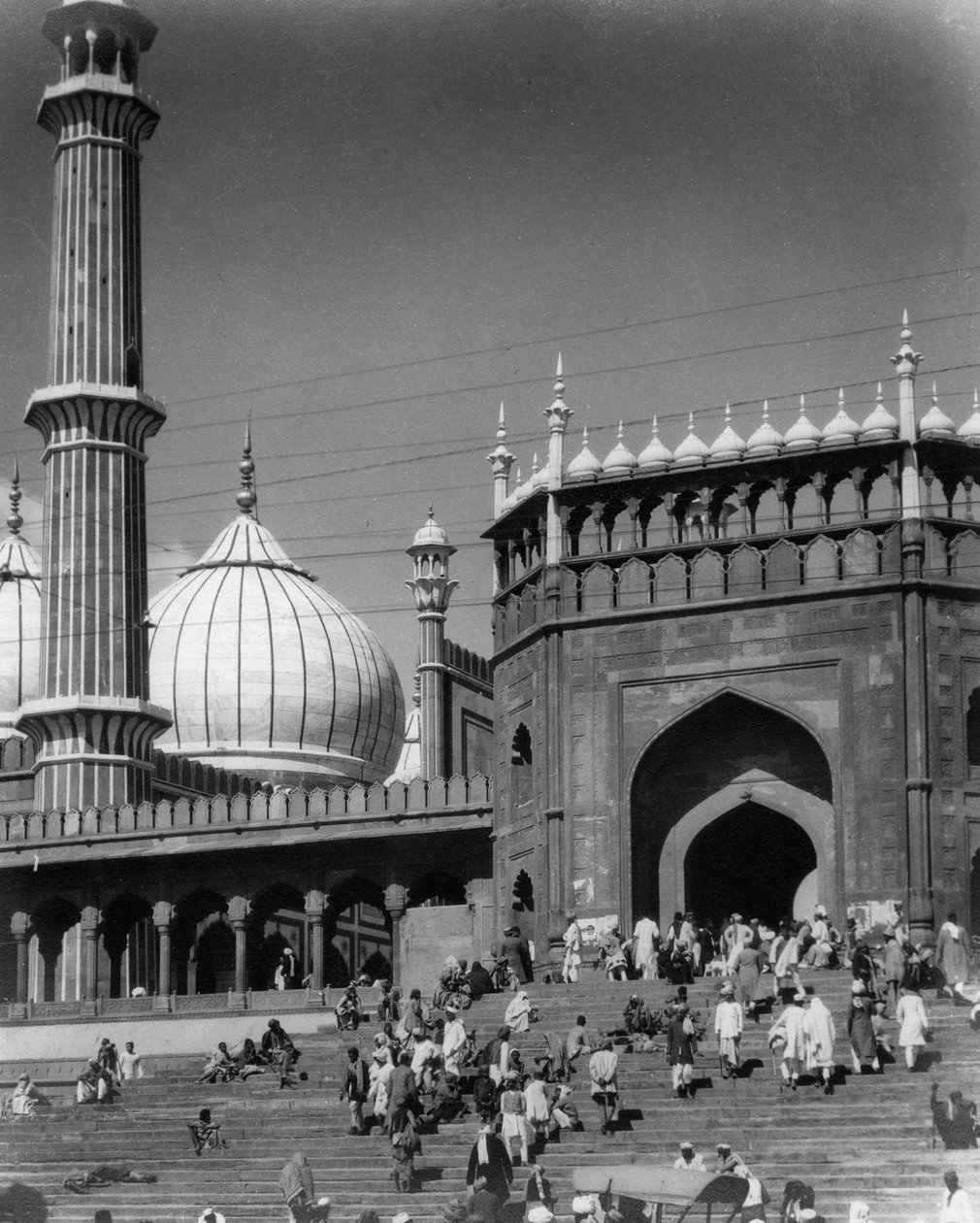 Jama Masjid, Delhi, Indie, koniec XIX lub początek XX wieku autorstwa Unbekannt