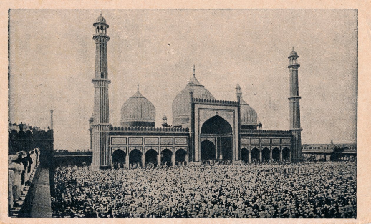 Jama Masjid, Delhi, ok. 1900 autorstwa Unbekannt