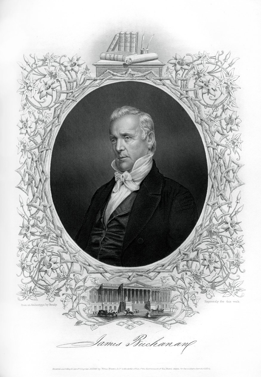 James Buchanan, 15. prezydent Stanów Zjednoczonych, 1862-1867 autorstwa Unbekannt