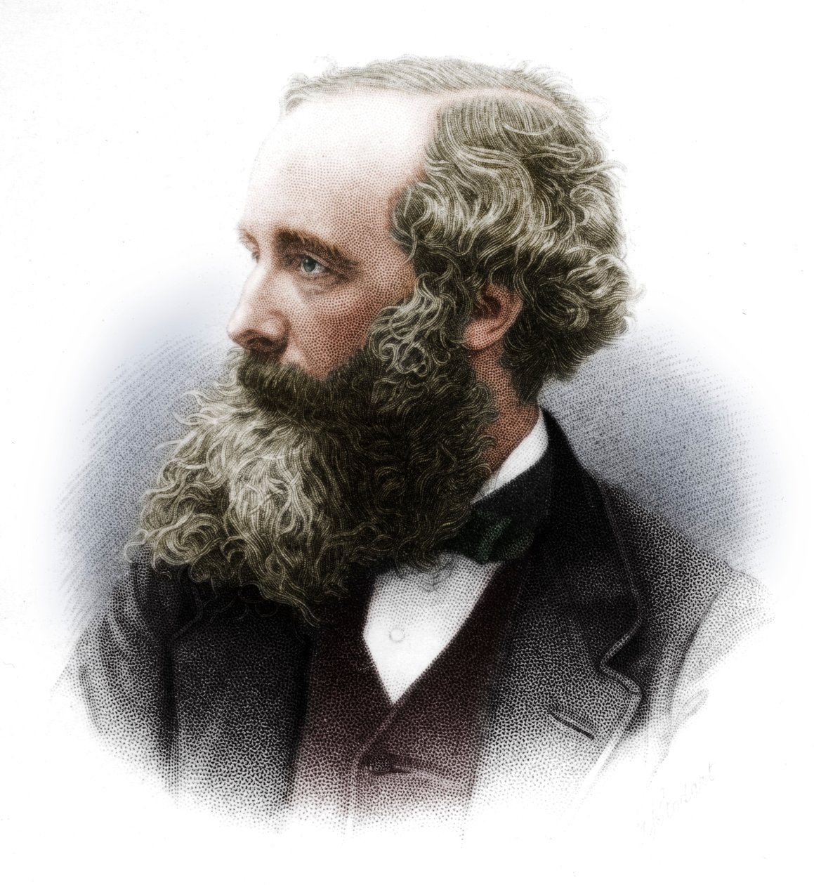 James Clerk Maxwell 1831-1879, szkocki fizyk teoretyczny, 1882 autorstwa Unbekannt