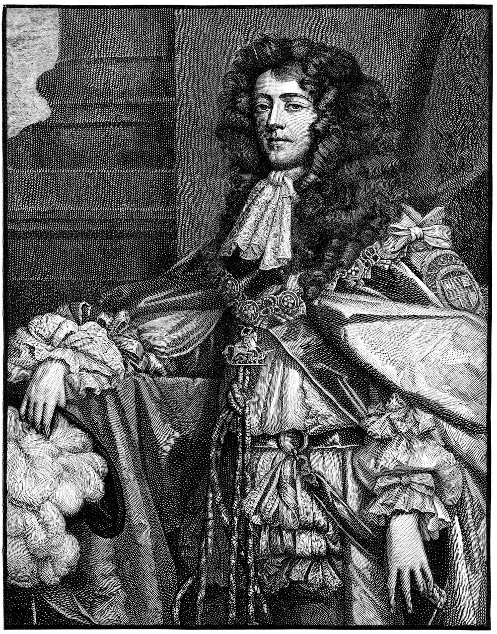 Jakub, książę Monmouth 1649-1685, pretendent do tronu Szkocji i Anglii autorstwa Unbekannt