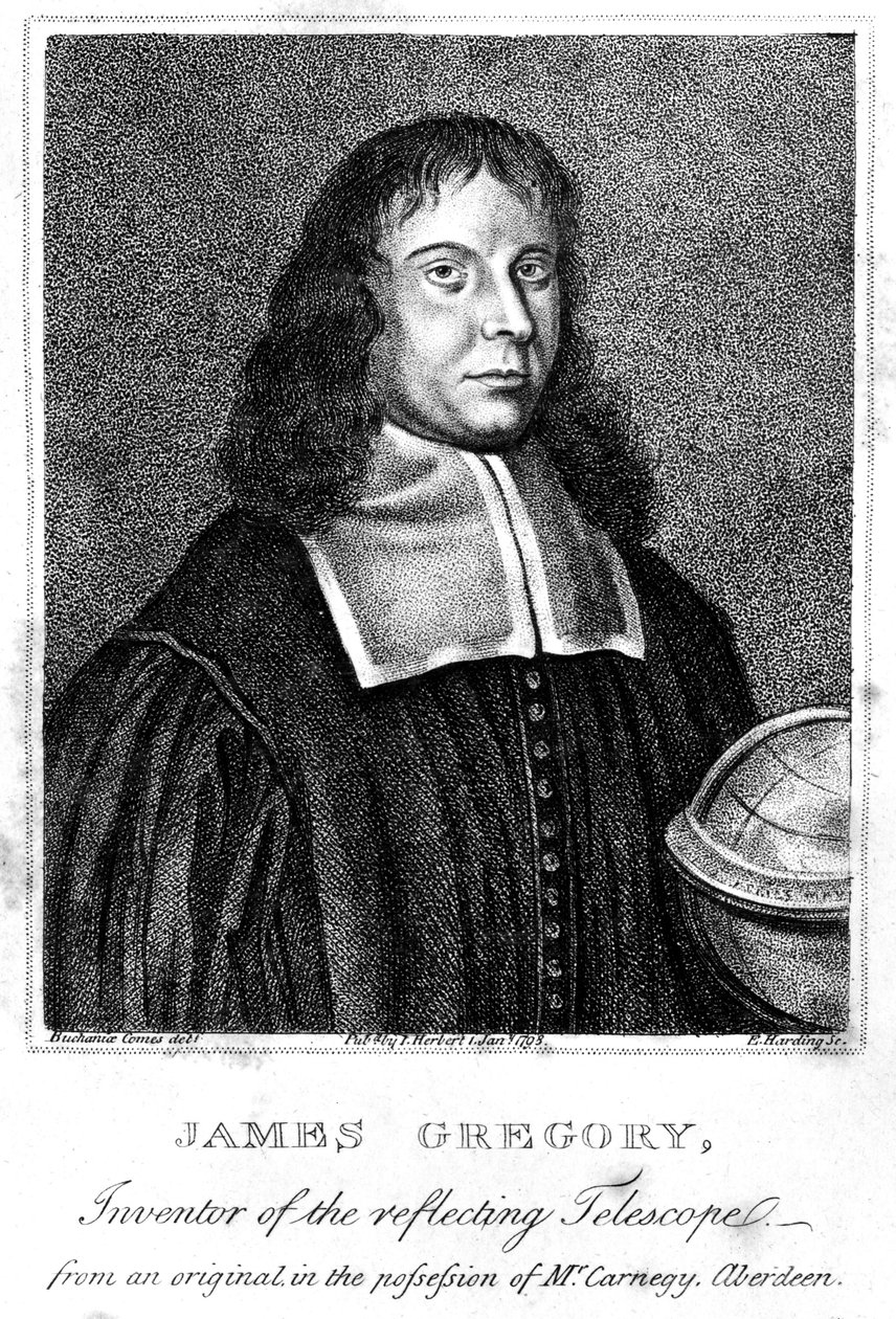 James Gregory, szkocki matematyk, ok. 1670 r autorstwa Unbekannt