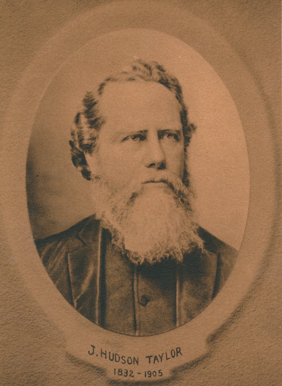 James Hudson Taylor 1832-1905, brytyjski misjonarz protestancki w Chinach, ok. 1910 r. autorstwa Unbekannt