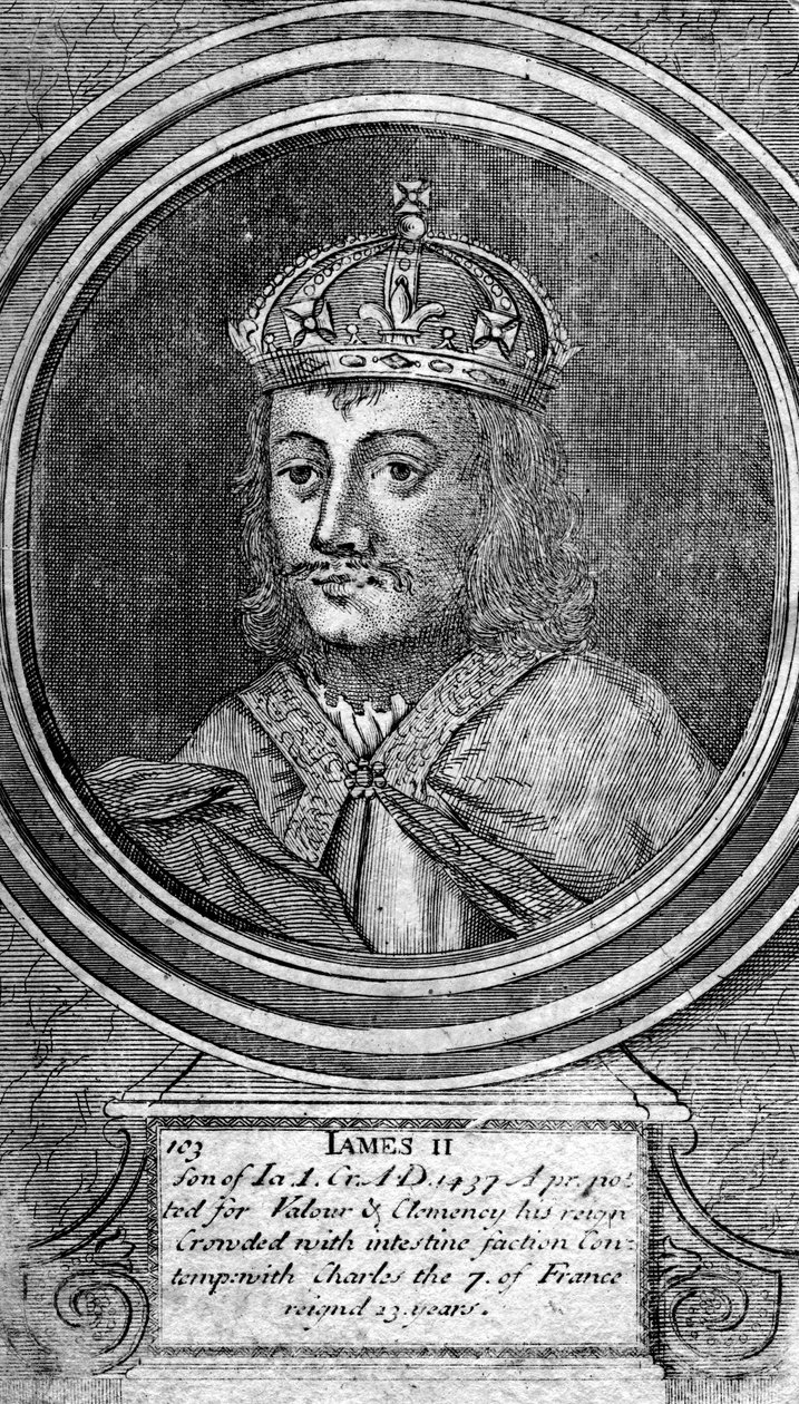 Jakub II Szkocji autorstwa Unbekannt