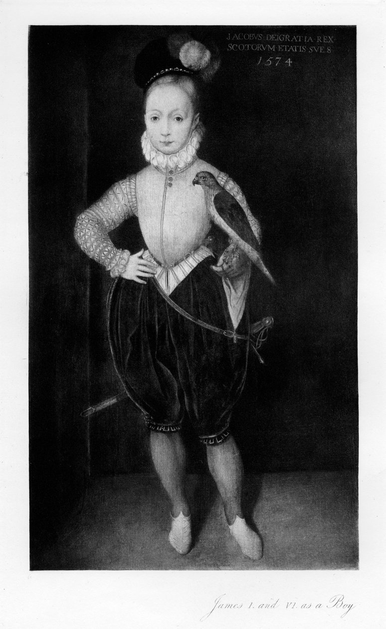 Jakub I jako chłopiec, 1907 autorstwa Unbekannt