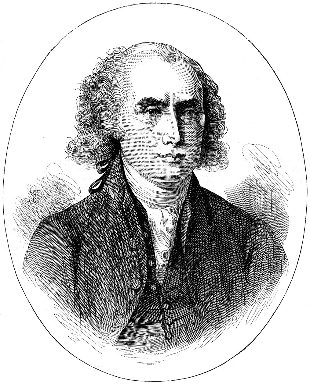 James Madison, czwarty prezydent Stanów Zjednoczonych c1880 autorstwa Unbekannt