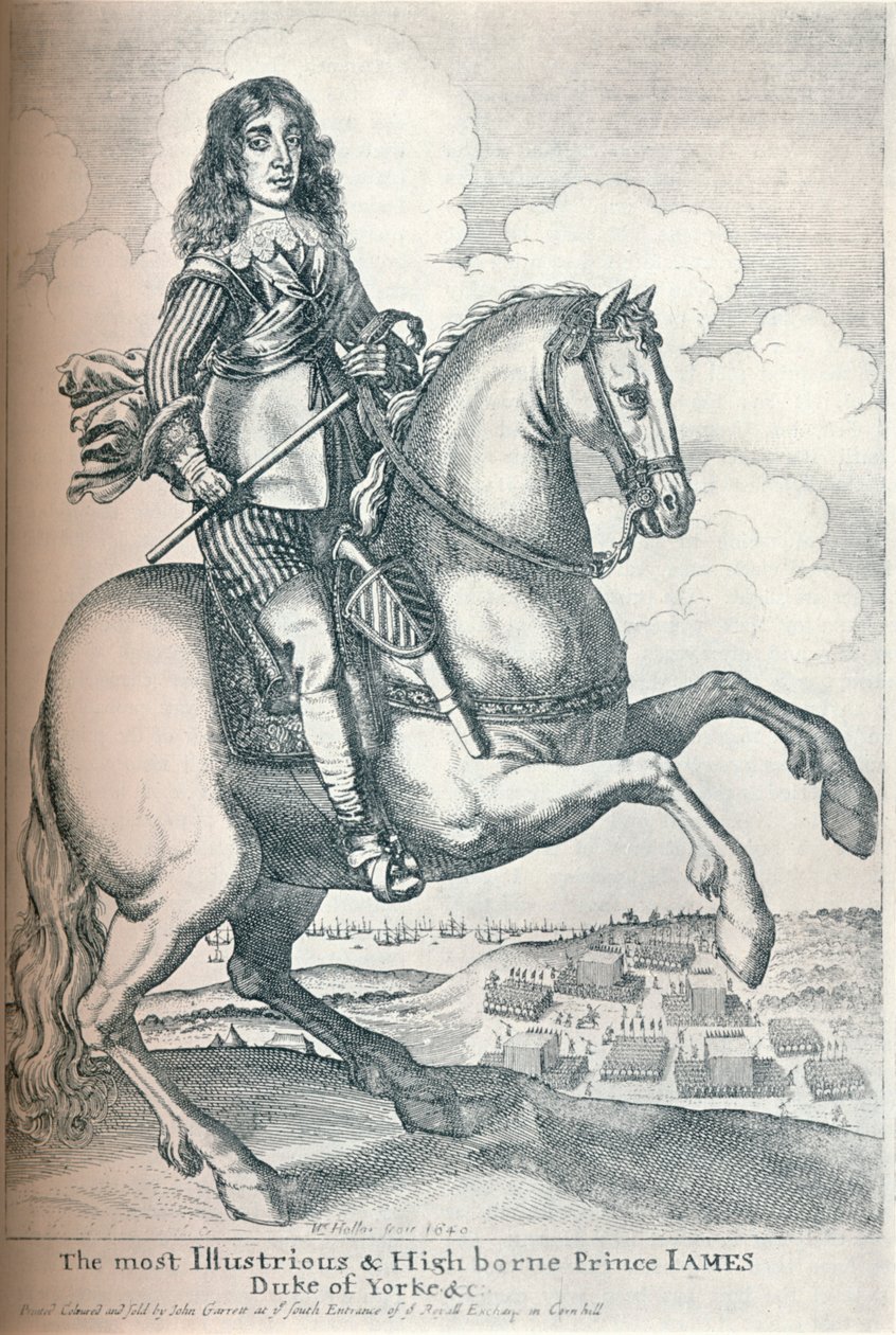 James Stuart, książę Yorku, 1640 autorstwa Unbekannt