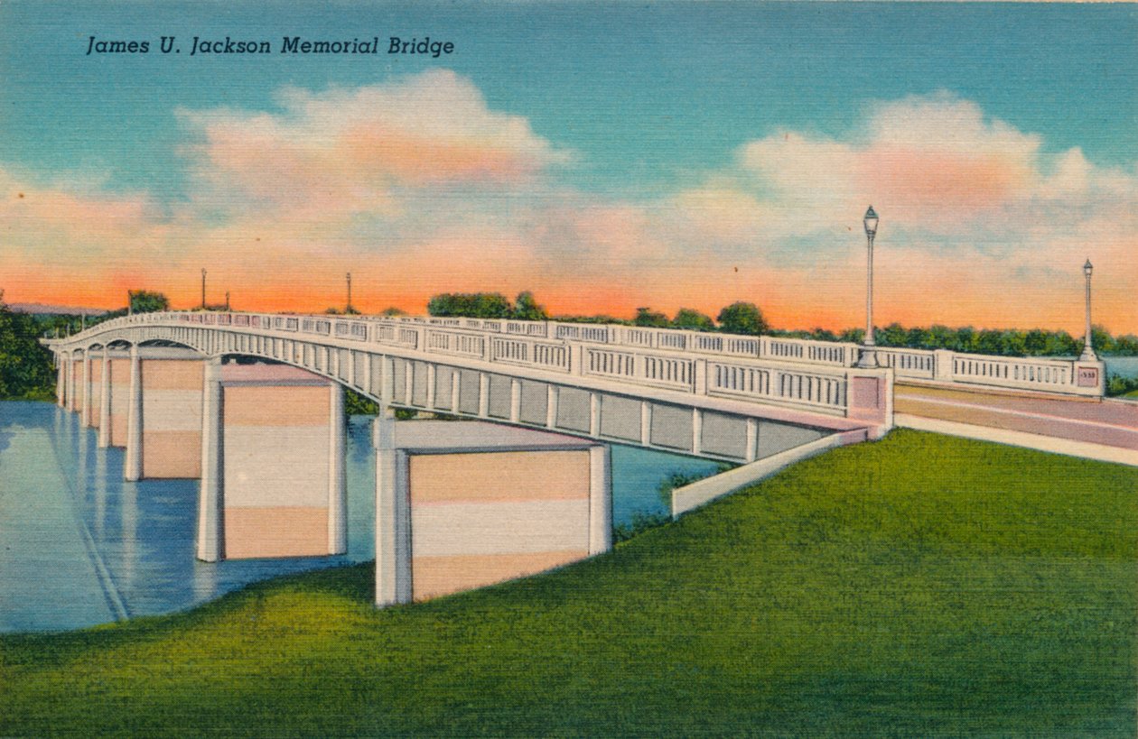 James U. Jackson Memorial Bridge, Augusta, Georgia, 1943 autorstwa Unbekannt