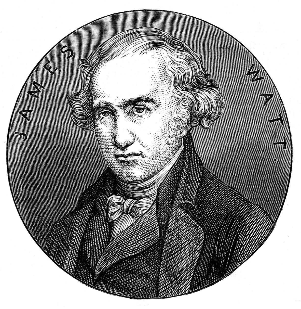 James Watt, szkocki inżynier i wynalazca, 1876 autorstwa Unbekannt