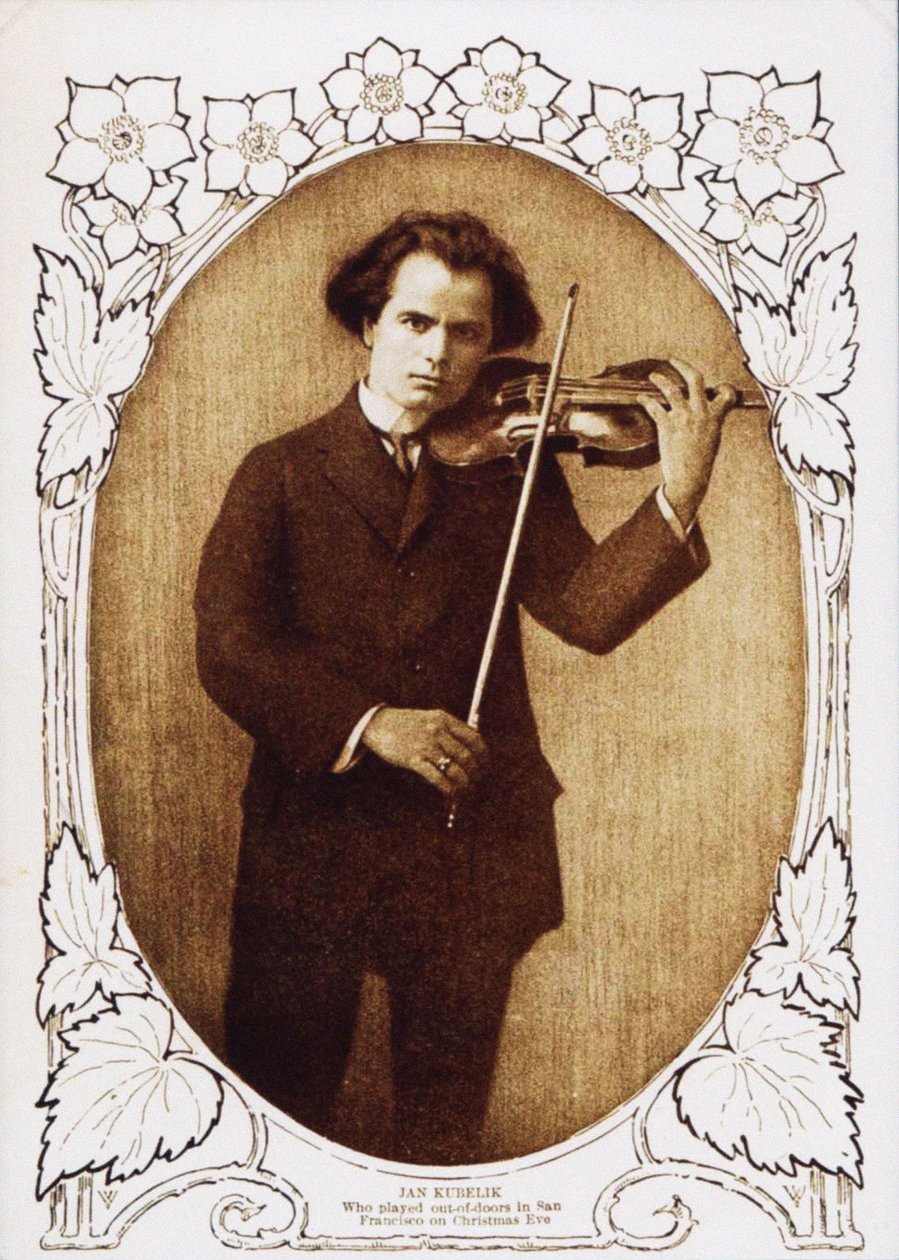 Jan Kubelik grający w Wigilię w San Francisco, 1912, 1912 autorstwa Unbekannt