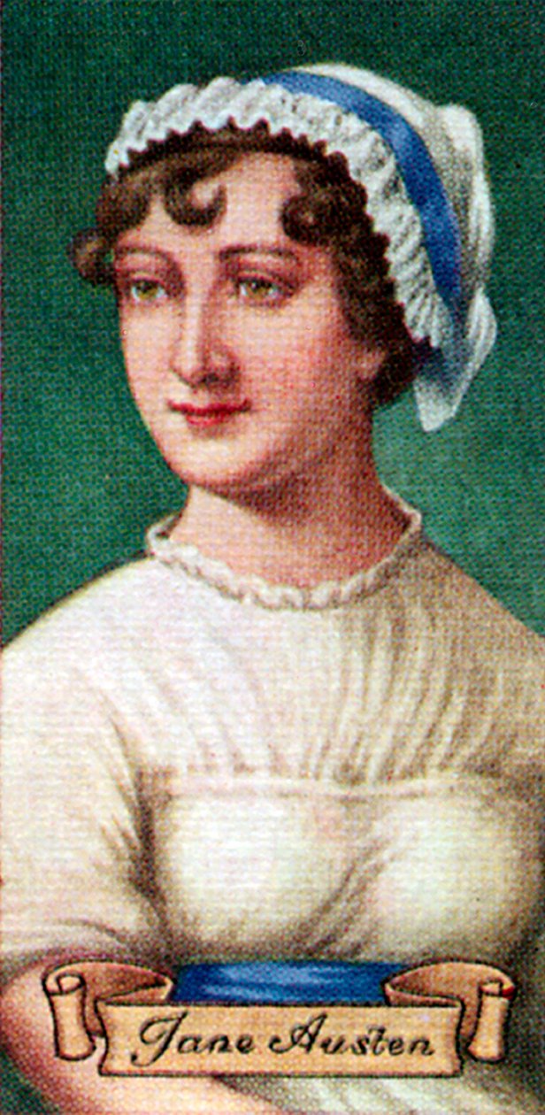Jane Austen, z serii kart z papierosami, 1935 autorstwa Unbekannt