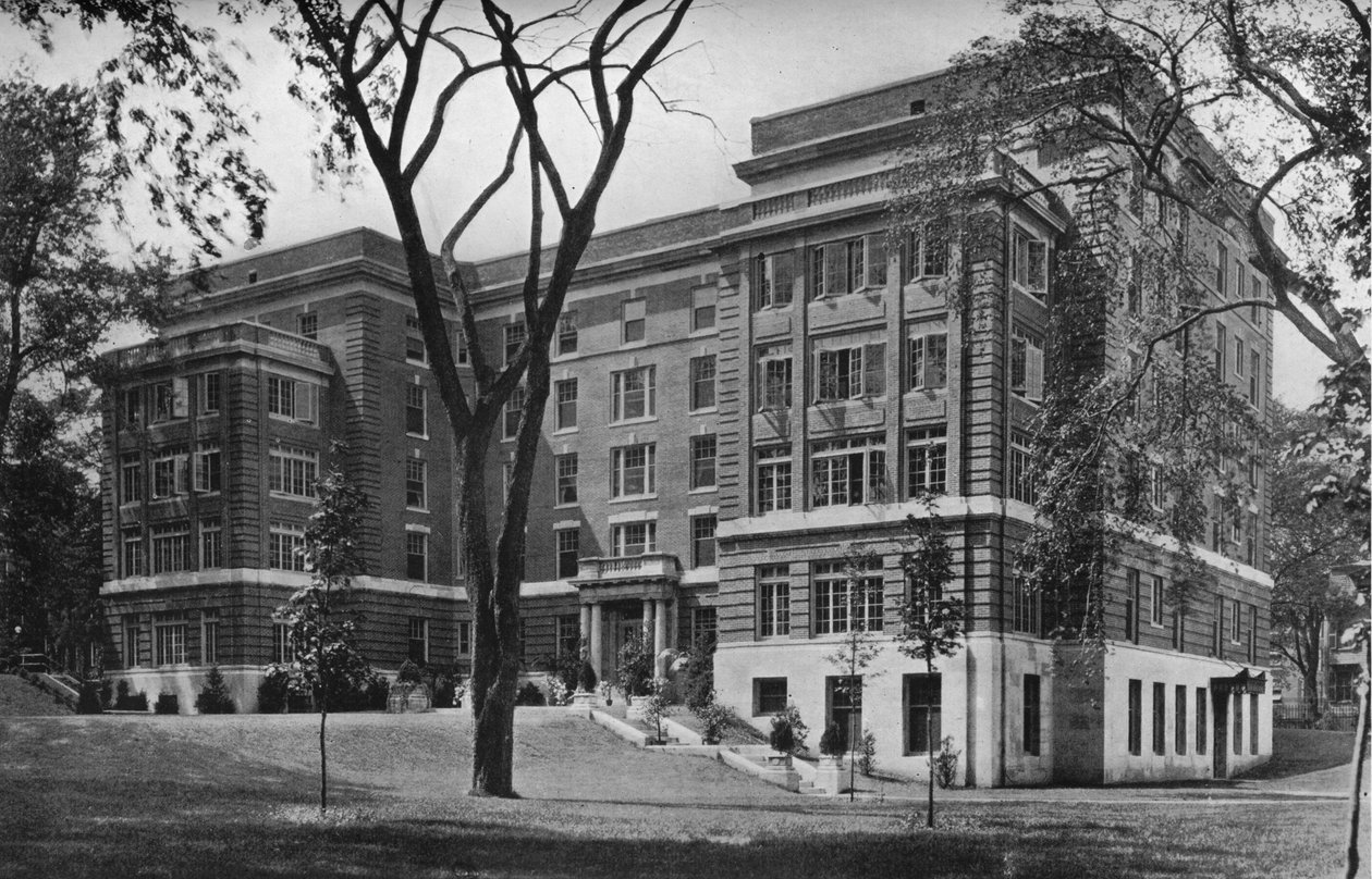 Jane Frances Brown Budynek dla pacjentów prywatnych, szpital Rhode Island, Providence, 1922 autorstwa Unbekannt