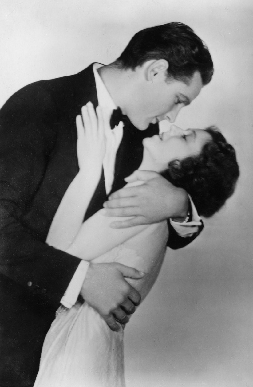 Janet Gaynor 1906-1984 i Charles Farrell 1901-1990, aktorzy amerykańscy, XX wiek autorstwa Unbekannt