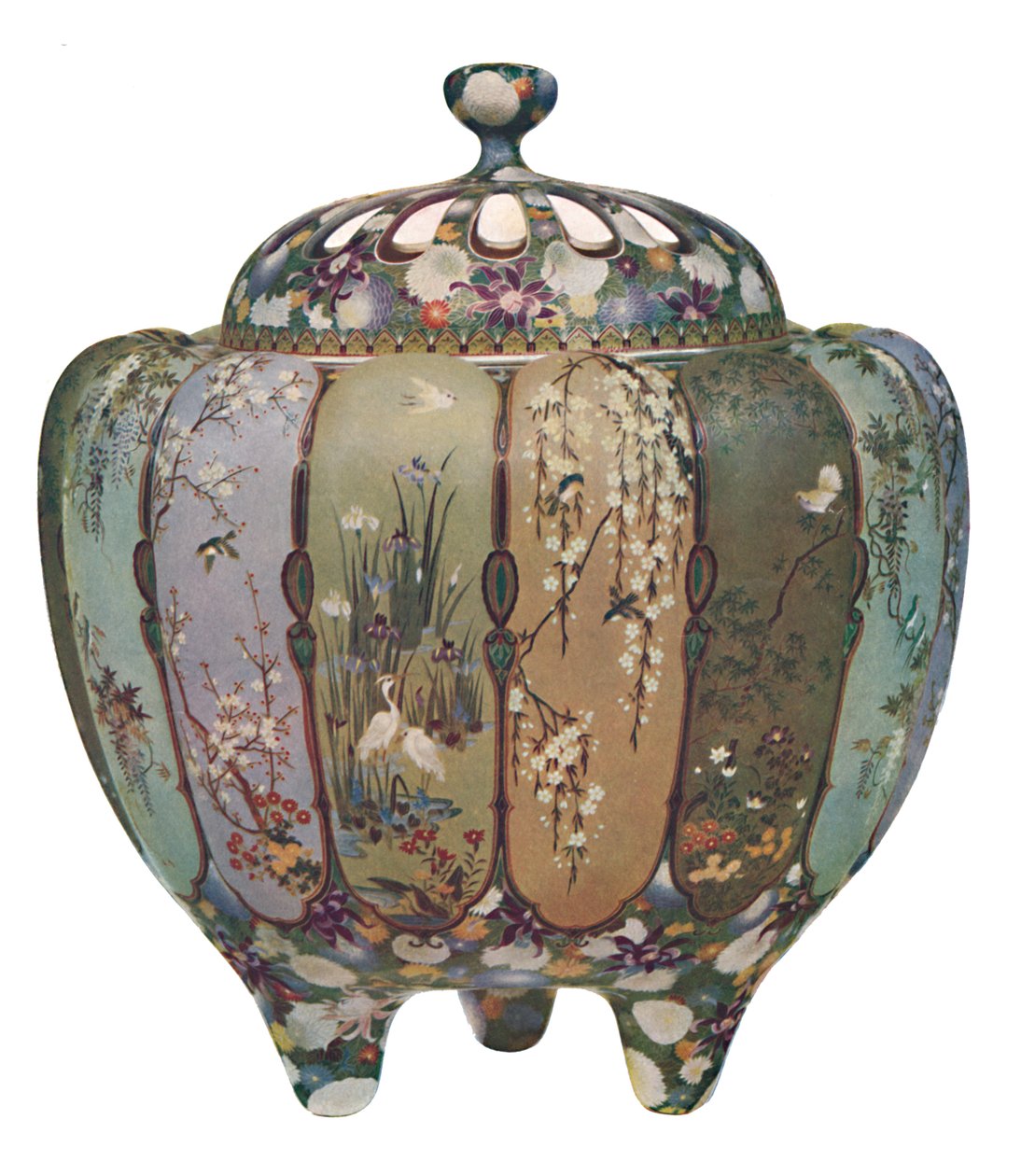 Kadzidło japońskie - wyroby Cloisonné, 1914. autorstwa Unbekannt