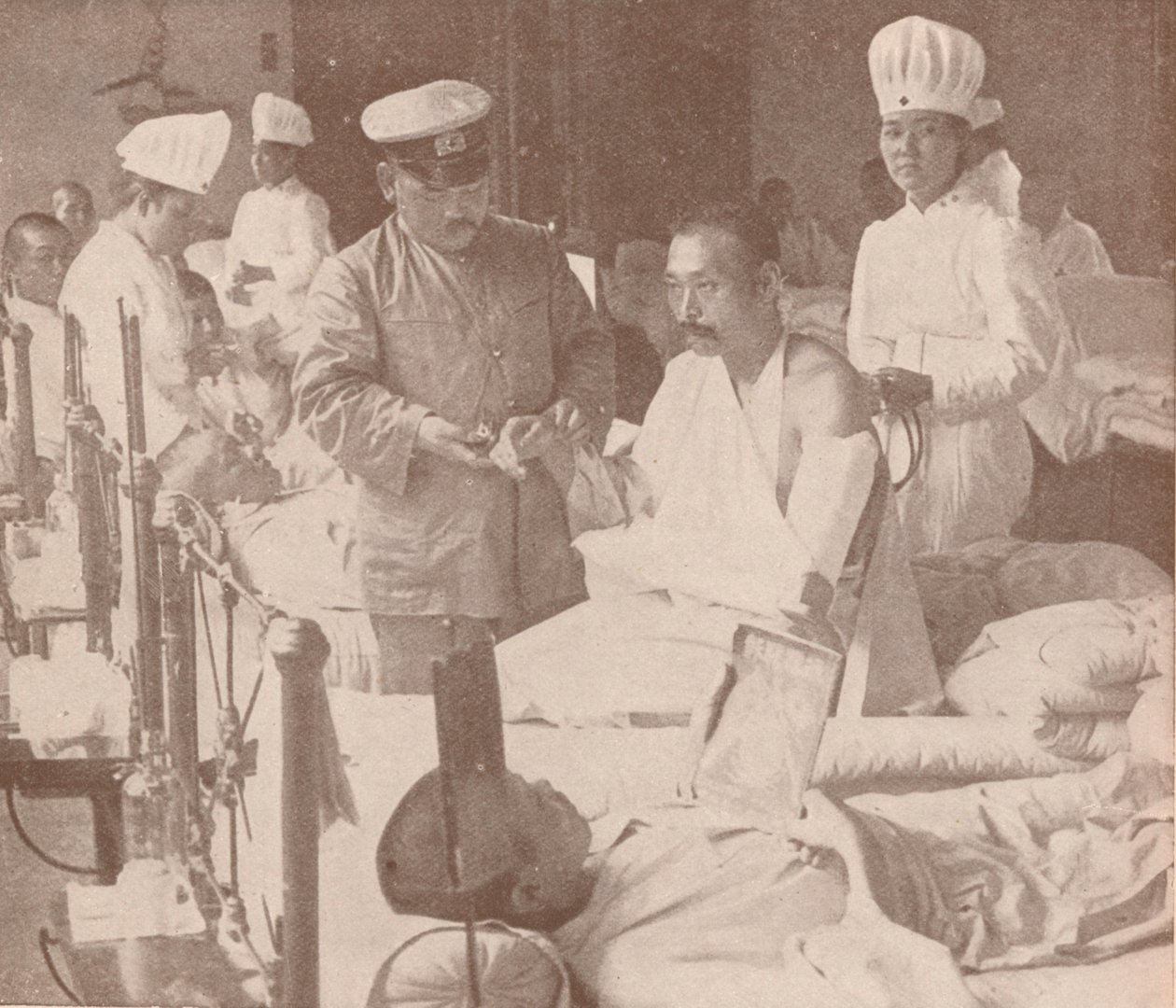 Japoński szpital wojskowy, 1905 1907 autorstwa Unbekannt