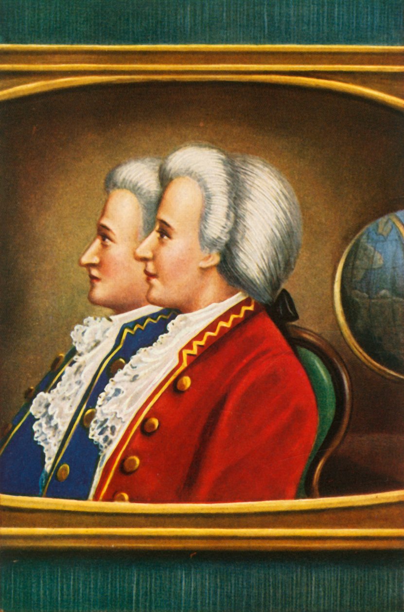 Jaques Etienne Montgolfier i Joseph Michael Montgolfier, 1933. autorstwa Unbekannt