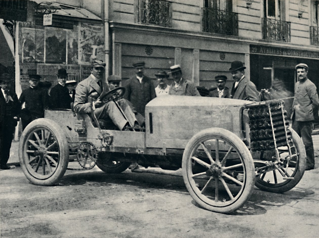 Jarrott przed początkiem Wyścigu Śmierci, 1937 autorstwa Unbekannt