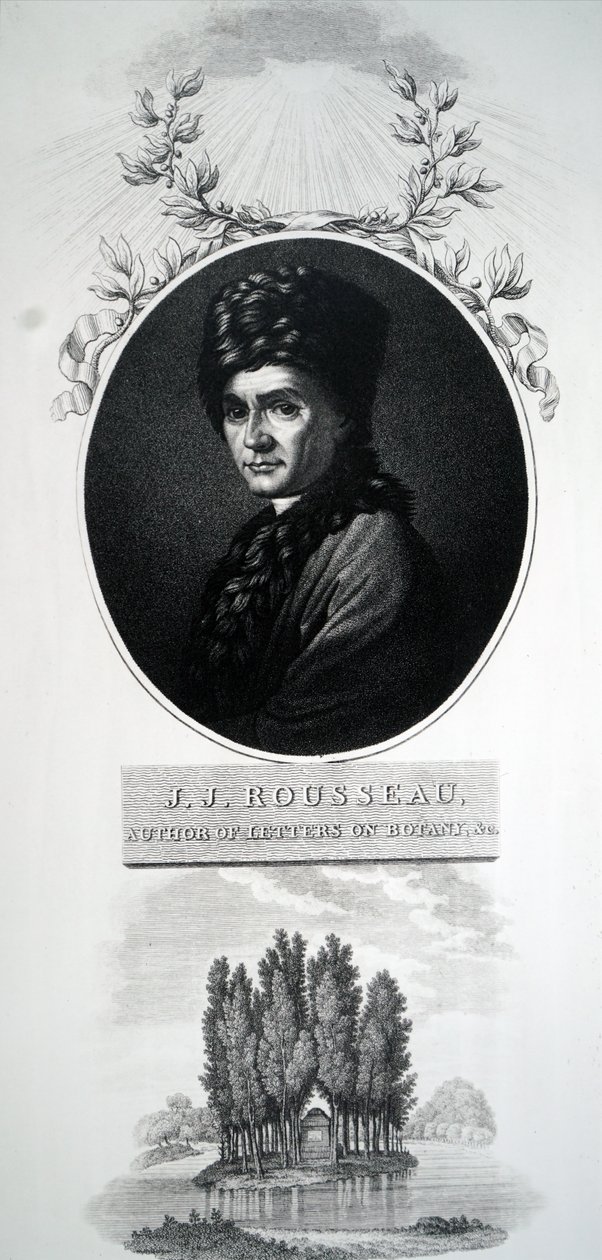 Jean-Jacques Rousseau. autorstwa Unbekannt