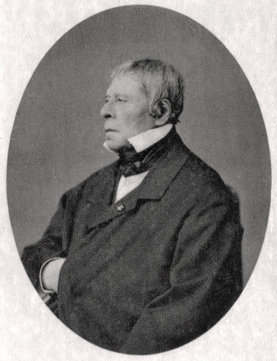Jean Auguste Dominique Ingres, francuski artysta neoklasyczny, 1841 autorstwa Unbekannt