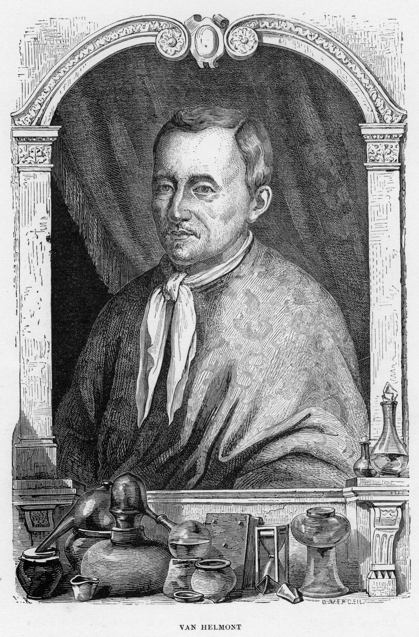 Jean Baptiste von Helmont, belgijski lekarz i chemik, 1870 autorstwa Unbekannt