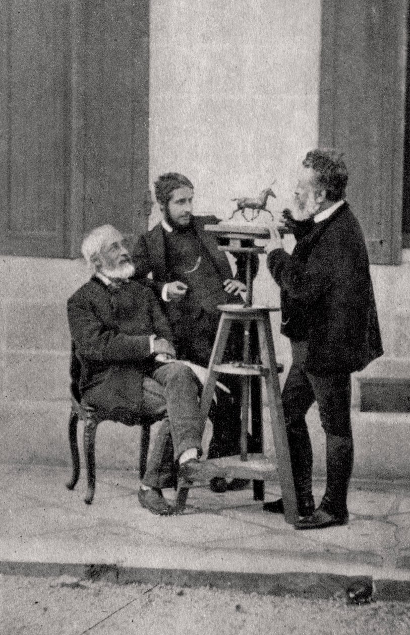 Jean Louis Ernest Meissonnier, francuski malarz i rzeźbiarz, 1880 autorstwa Unbekannt