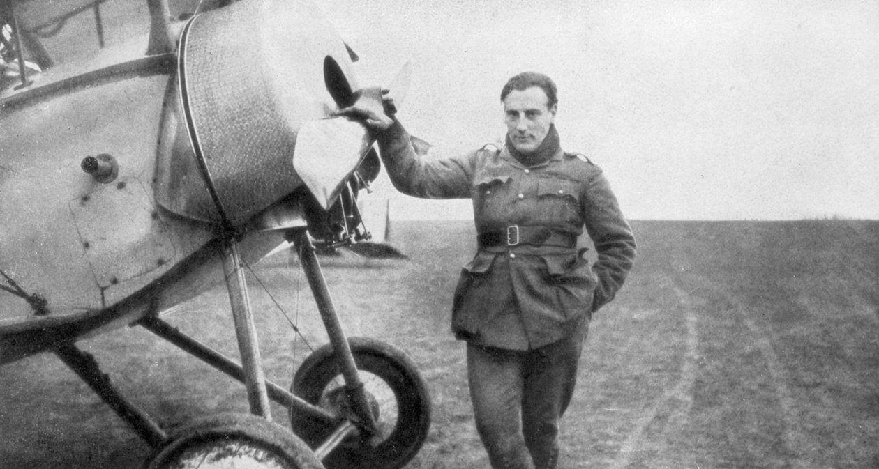 Jean Navarre, francuski pilot, 1916 autorstwa Unbekannt