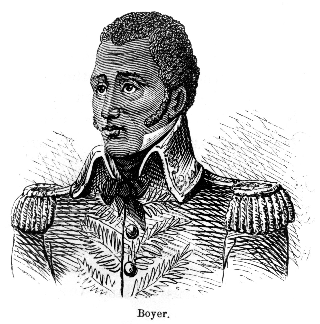 Jean Pierre Boyer, żołnierz haitański i prezydent Haiti, 1873 autorstwa Unbekannt