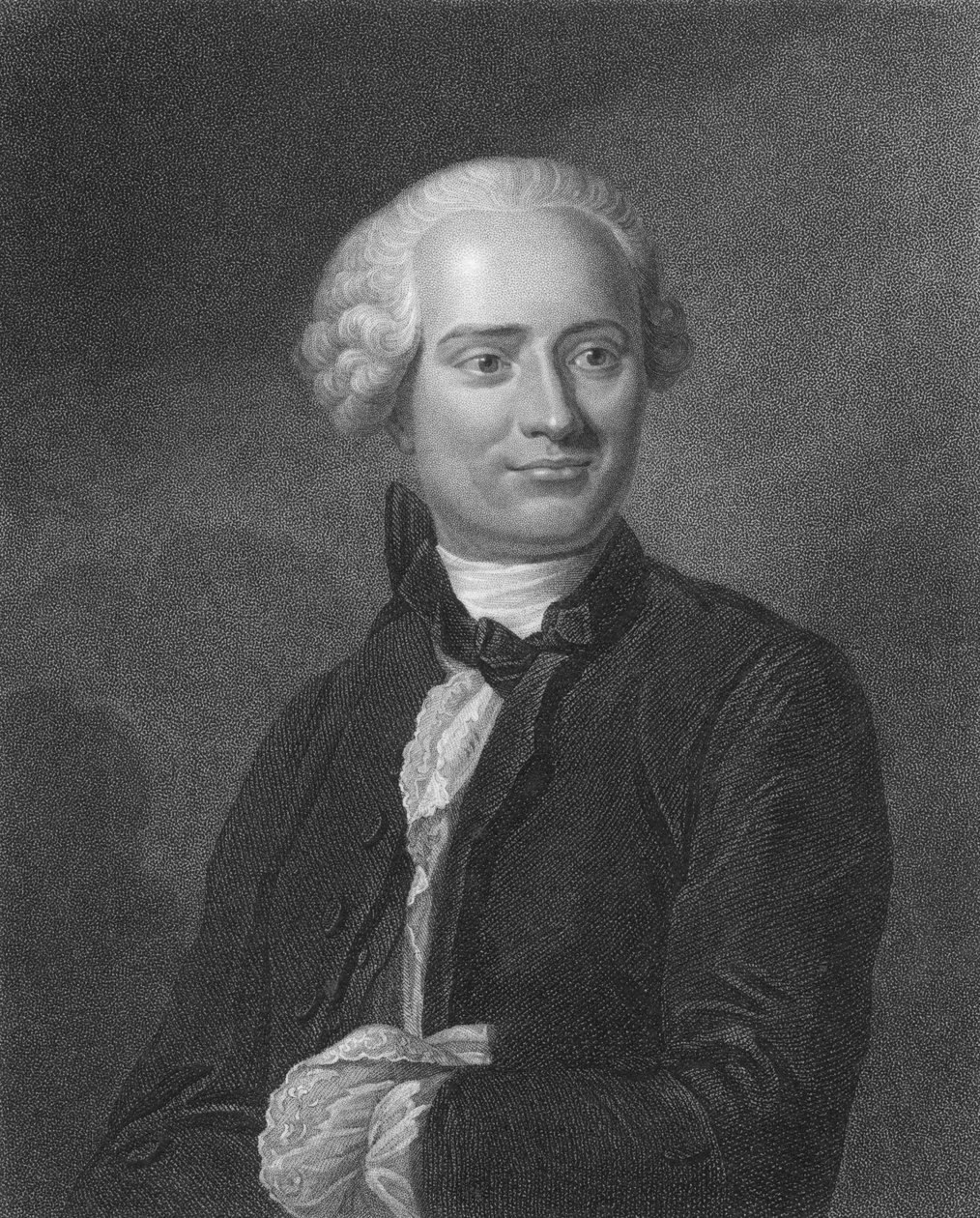 Jean le Rond dAlembert, XVIII-wieczny francuski filozof i matematyk, 1834 autorstwa Unbekannt
