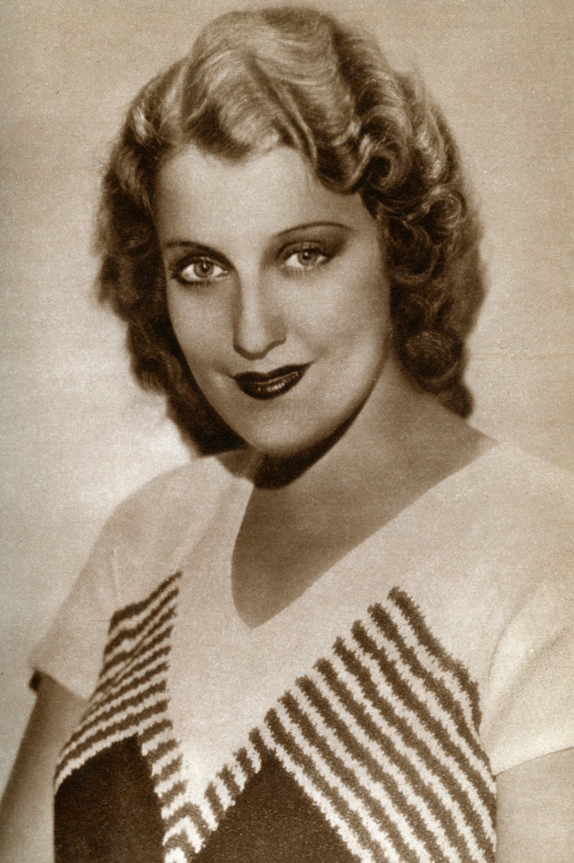 Jeanette MacDonald, amerykańska aktorka, 1933 autorstwa Unbekannt