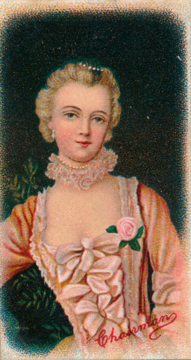 Jeanne Antoinette Poisson, znana również jako Madame de Pompadour 1721-1764, 1912 autorstwa Unbekannt
