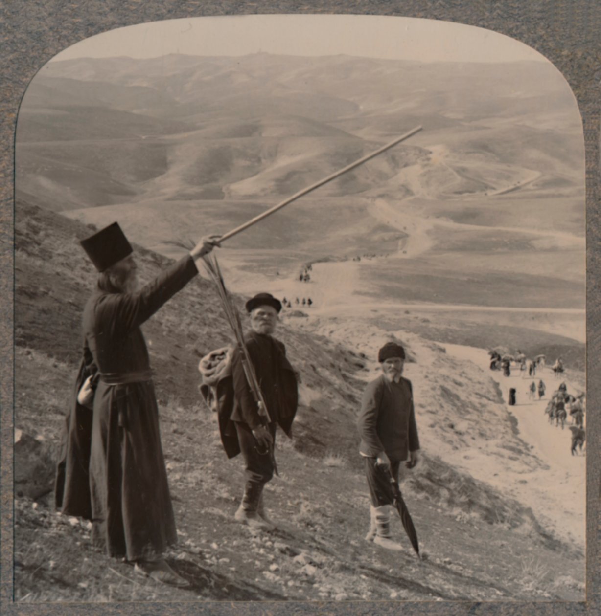 Droga Jerycho, w pobliżu zajazdu Samarytanie, ok. 1900 autorstwa Unbekannt