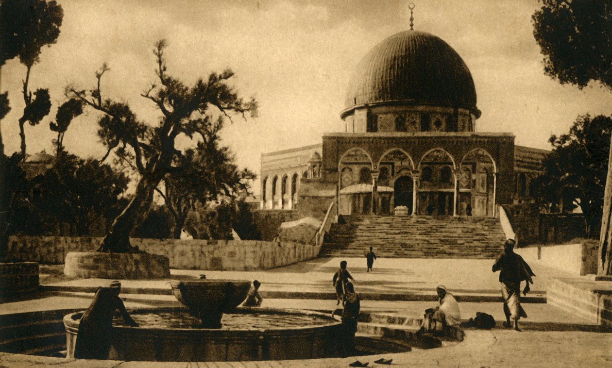 Jerozolima - Meczet Omara, c1918-c1939. autorstwa Unbekannt
