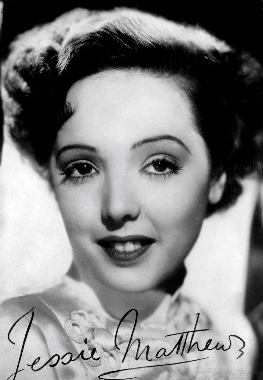 Jessie Matthews 1907-1981, angielska aktorka, tancerka i piosenkarka, ok. 1930-c1940 autorstwa Unbekannt