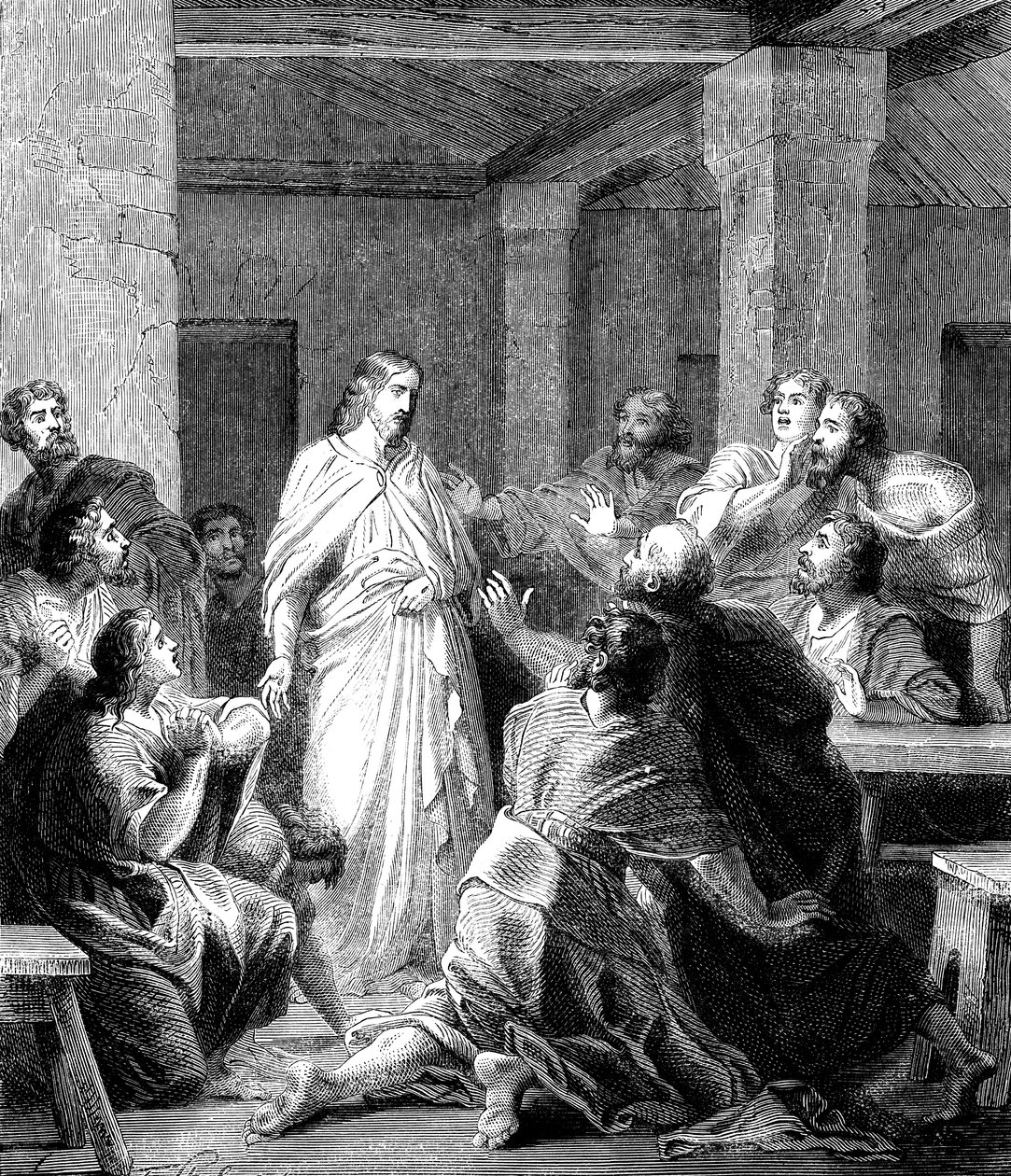 Jezus Chrystus ukazujący się swoim uczniom po zmartwychwstaniu’ autorstwa Unbekannt