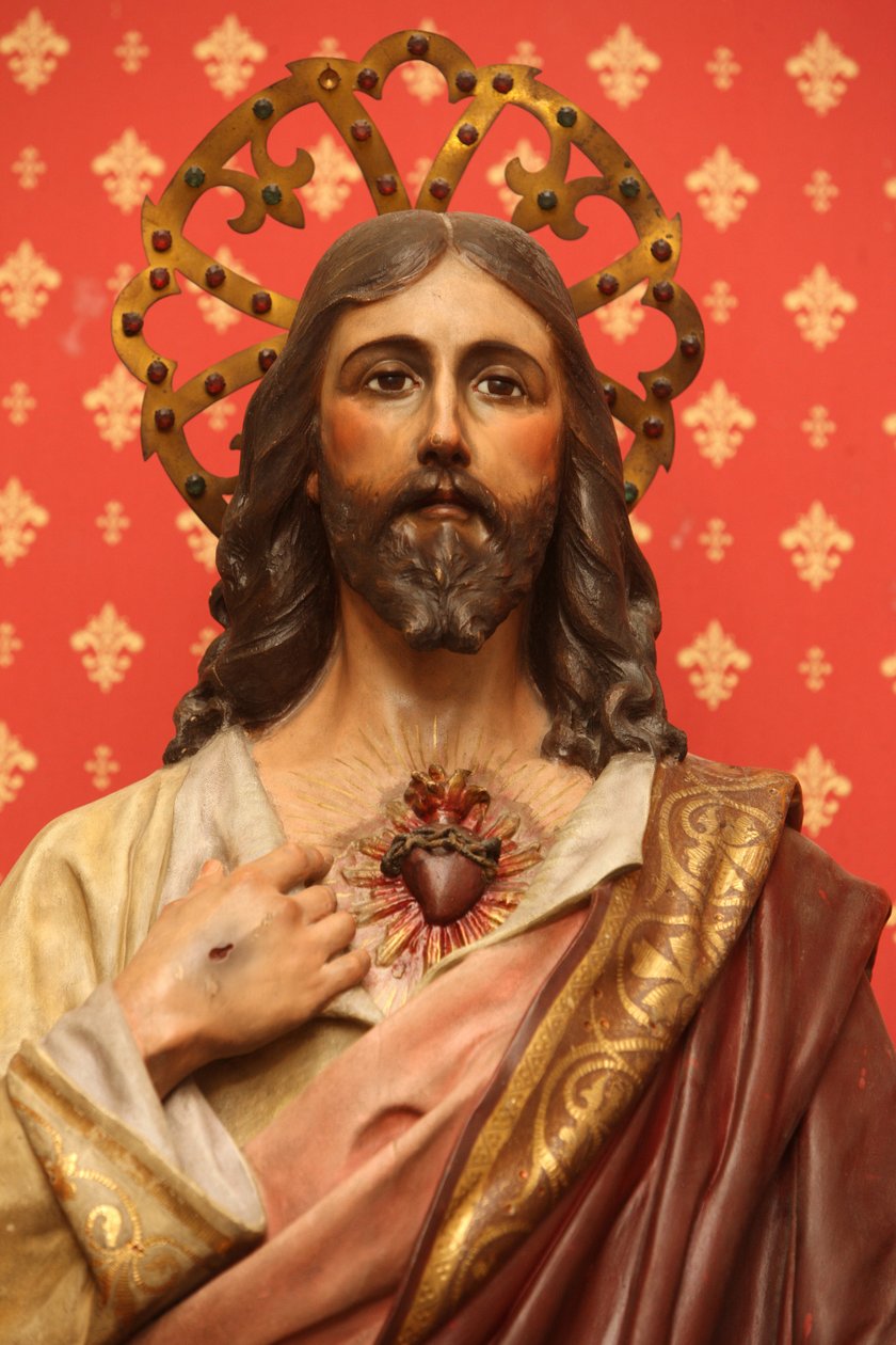Rzeźba Jezusa w kościele San Jeronimo Madryt Hiszpania autorstwa Unbekannt