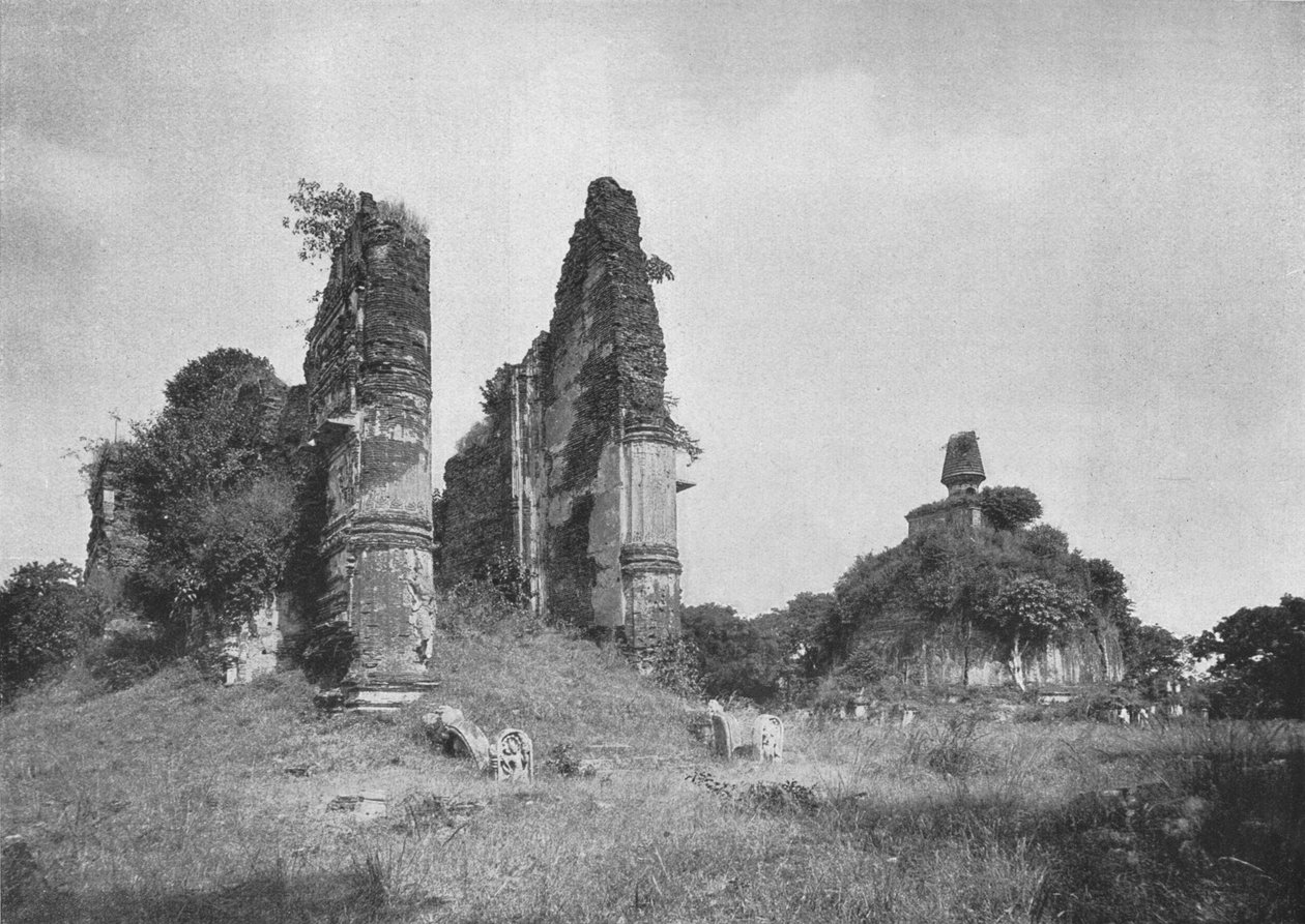 Jetawanarama i Kiri-Dagoba XII wiek naszej ery, Pollonneruwa, 1926 autorstwa Unbekannt