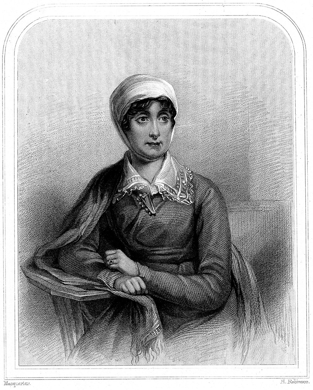 Joanna Baillie 1762-1851, szkocka poetka i dramaturg, 1870 autorstwa Unbekannt