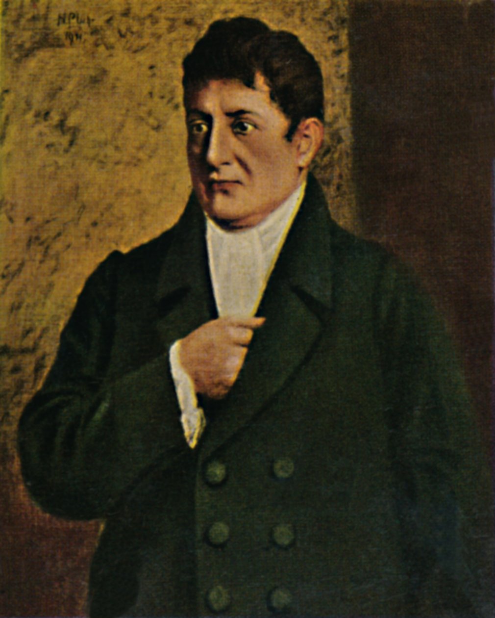 Johann Gottlieb Fichte 1762-1814. - Obraz prof. Plühra, 1934. autorstwa Unbekannt