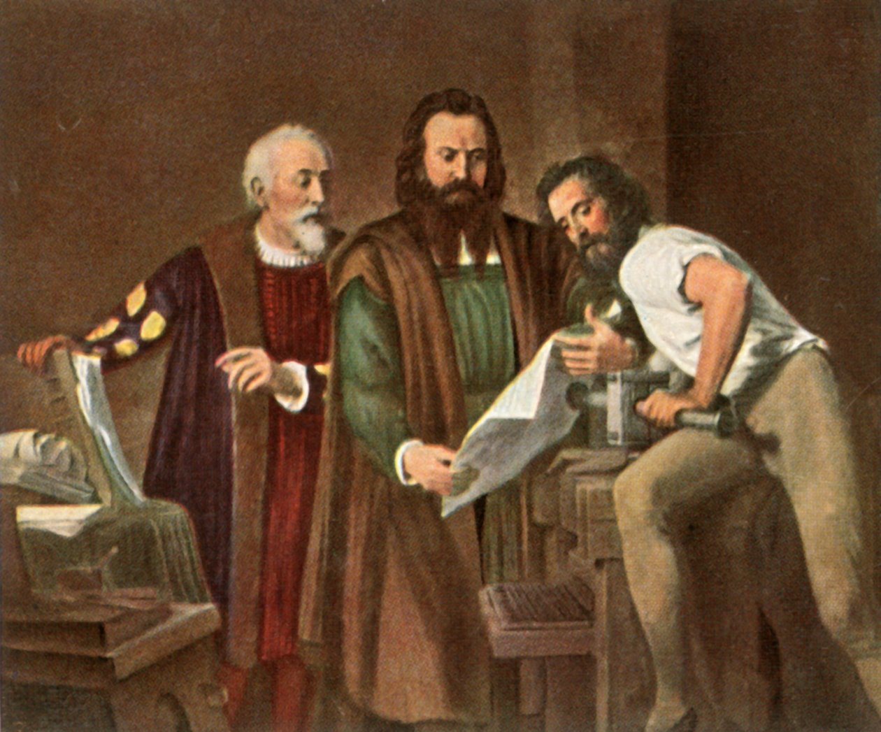 Johann Gutenberg 1400-1468, 1936. autorstwa Unbekannt
