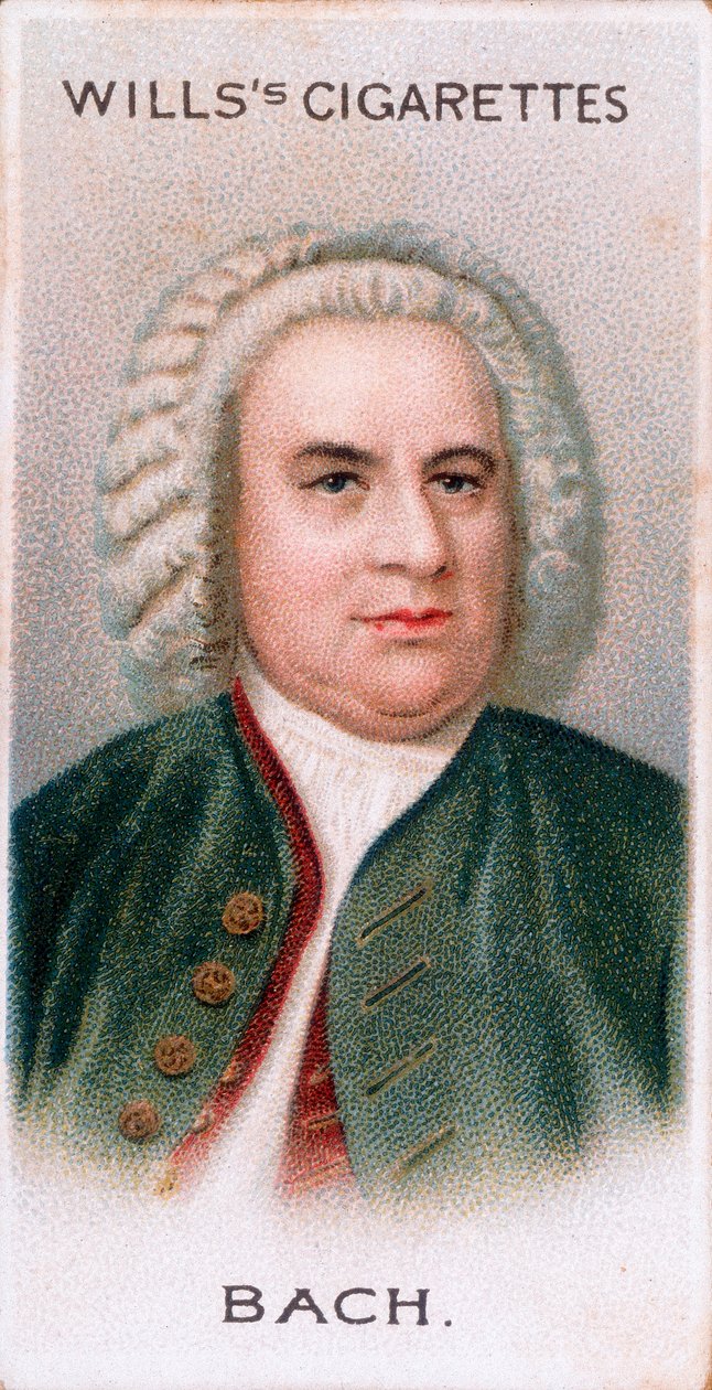 Johann Sebastian Bach 1685-1750, niemiecki kompozytor i organista, 1912 autorstwa Unbekannt