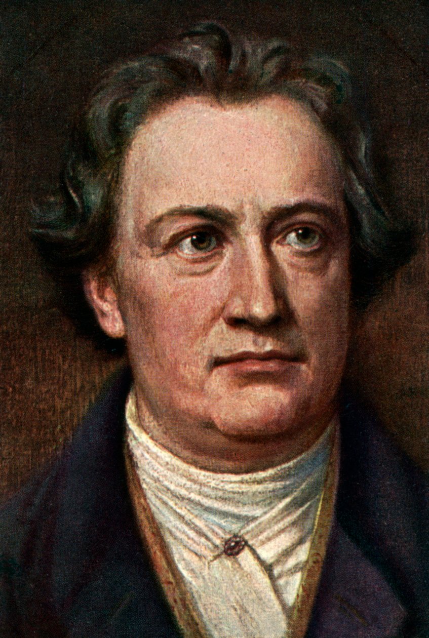 Johann Wolfgang von Goethe 1749-1832, niemiecki pisarz, ok. 1920 autorstwa Unbekannt
