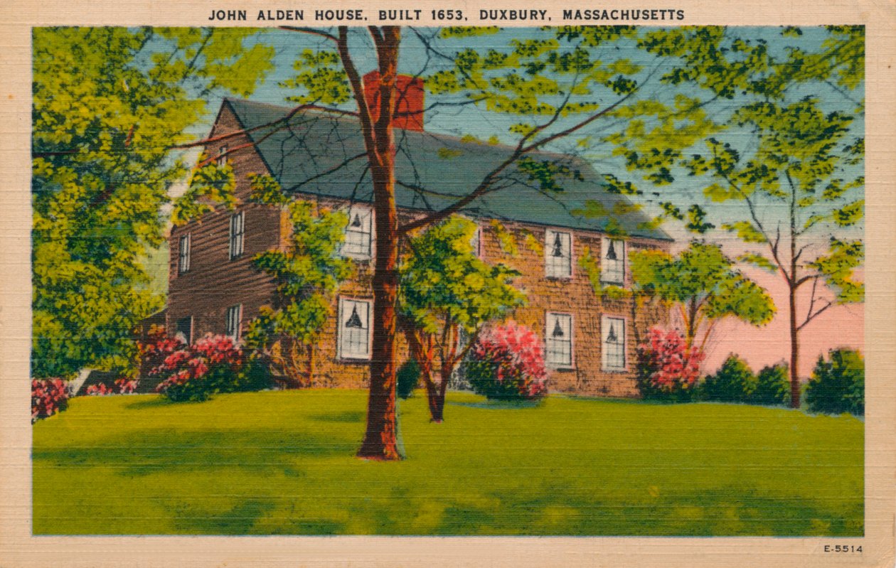 Dom Johna Aldena, Duxbury, Massachusetts, ok. 1940 r. autorstwa Unbekannt